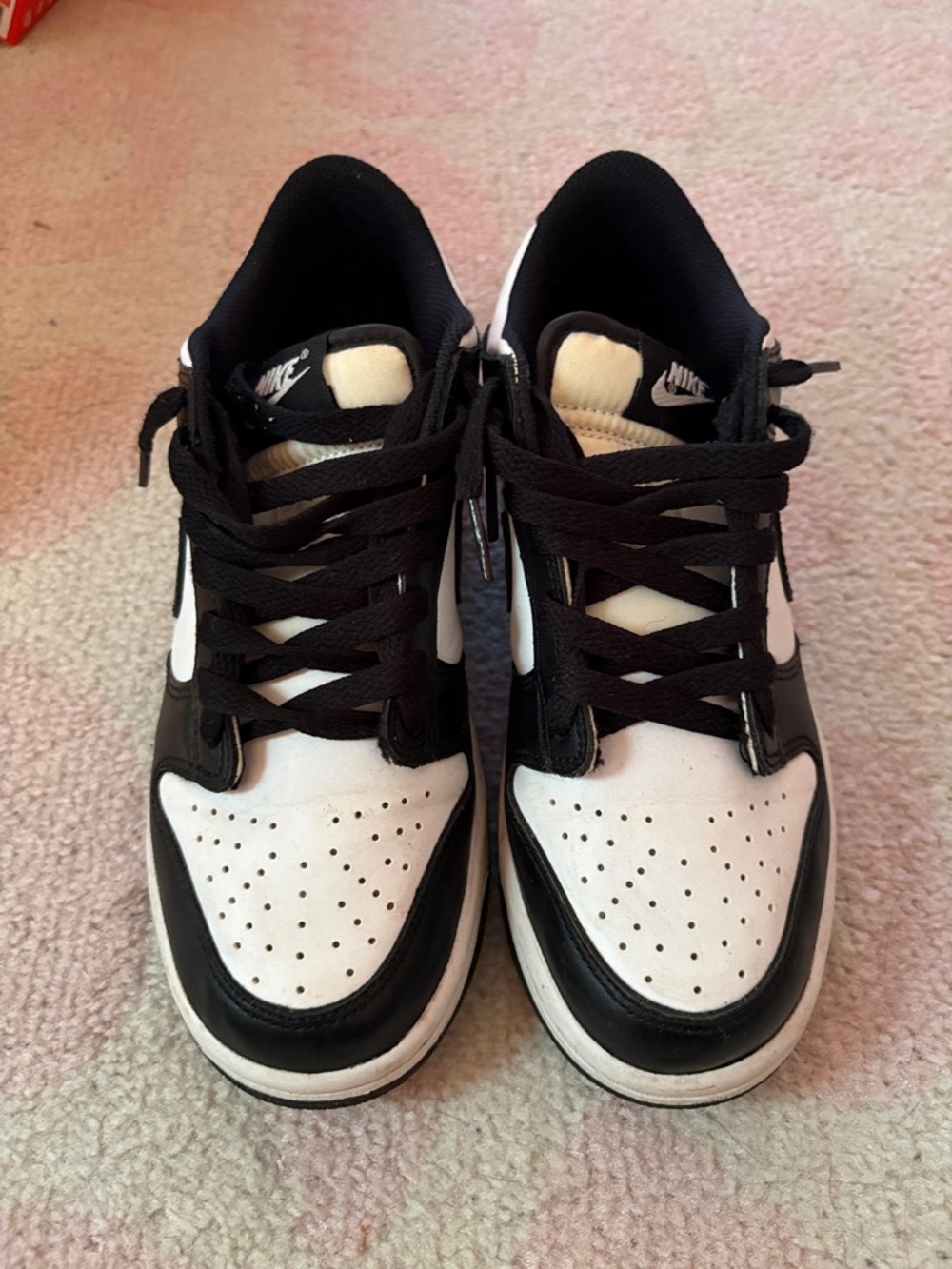Nike Black and White Low-Top Sneakers